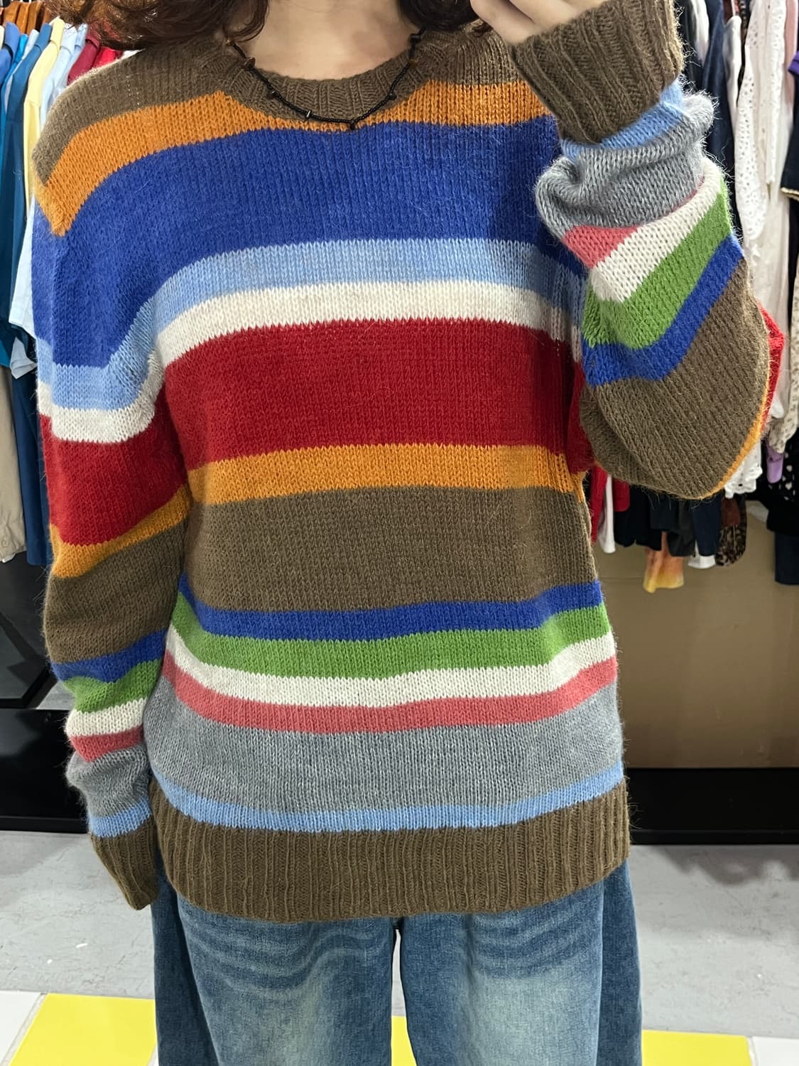 Wool alpaca 울 알파카 혼방 니트  상품이미지3