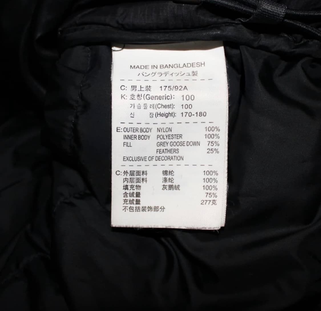 Nike ACG 구스 다운 블랙 패딩 상품이미지5