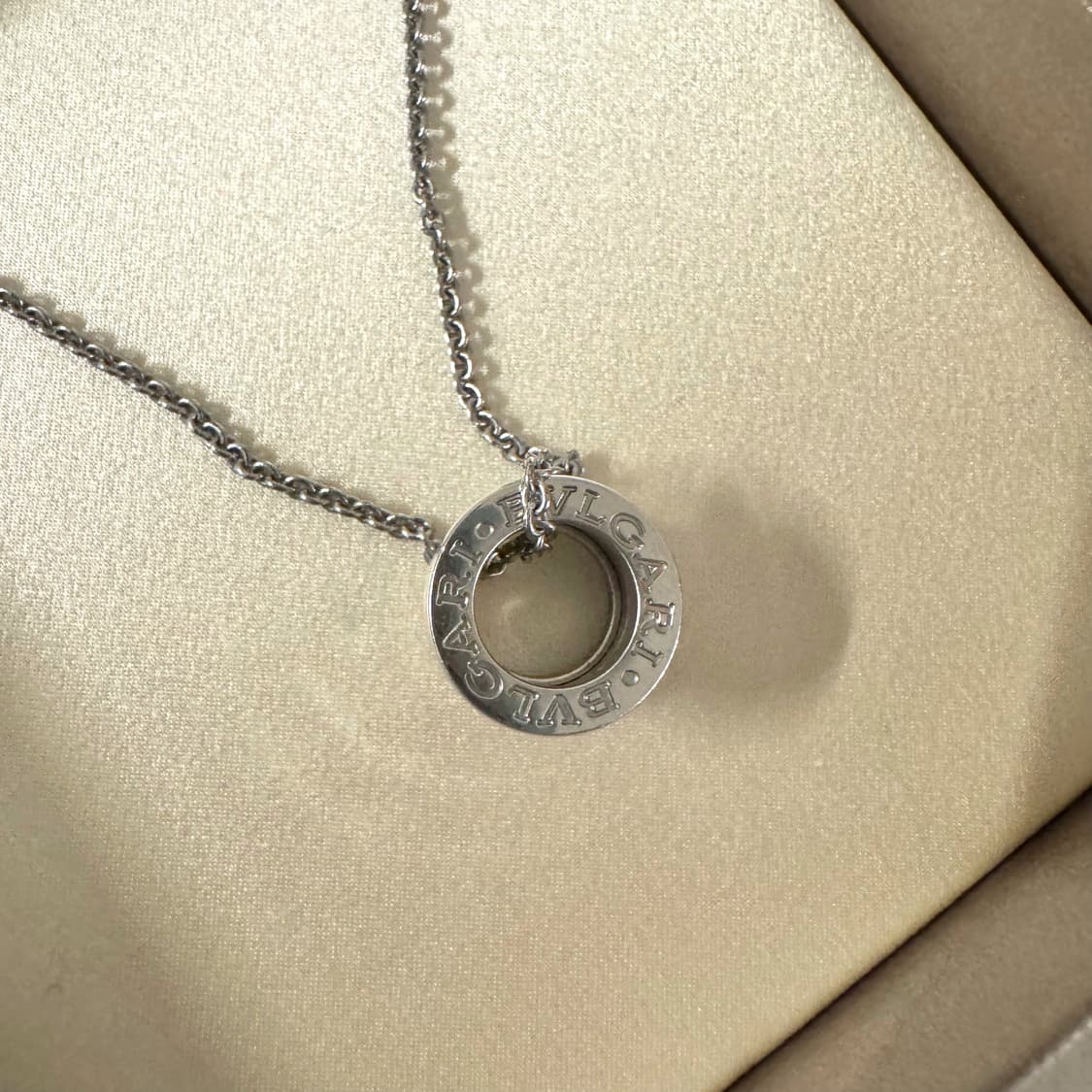 불가리 세이브더칠드런 목걸이 비제로원 실버 새상품급 상품이미지5