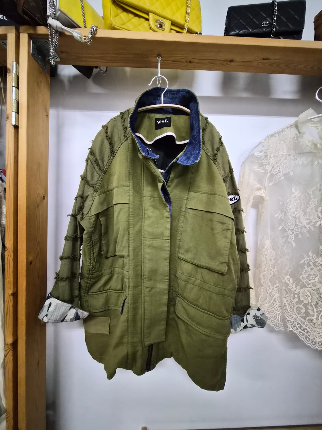 보브 브이넬 포인트 야상 상품이미지2