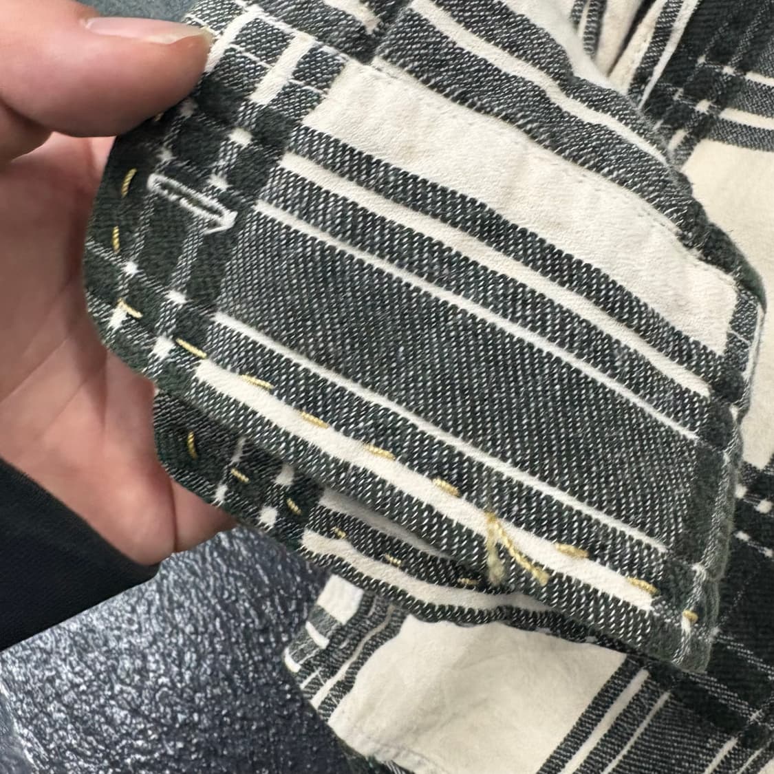 (95)JPN사시코체크셔츠 상품이미지4