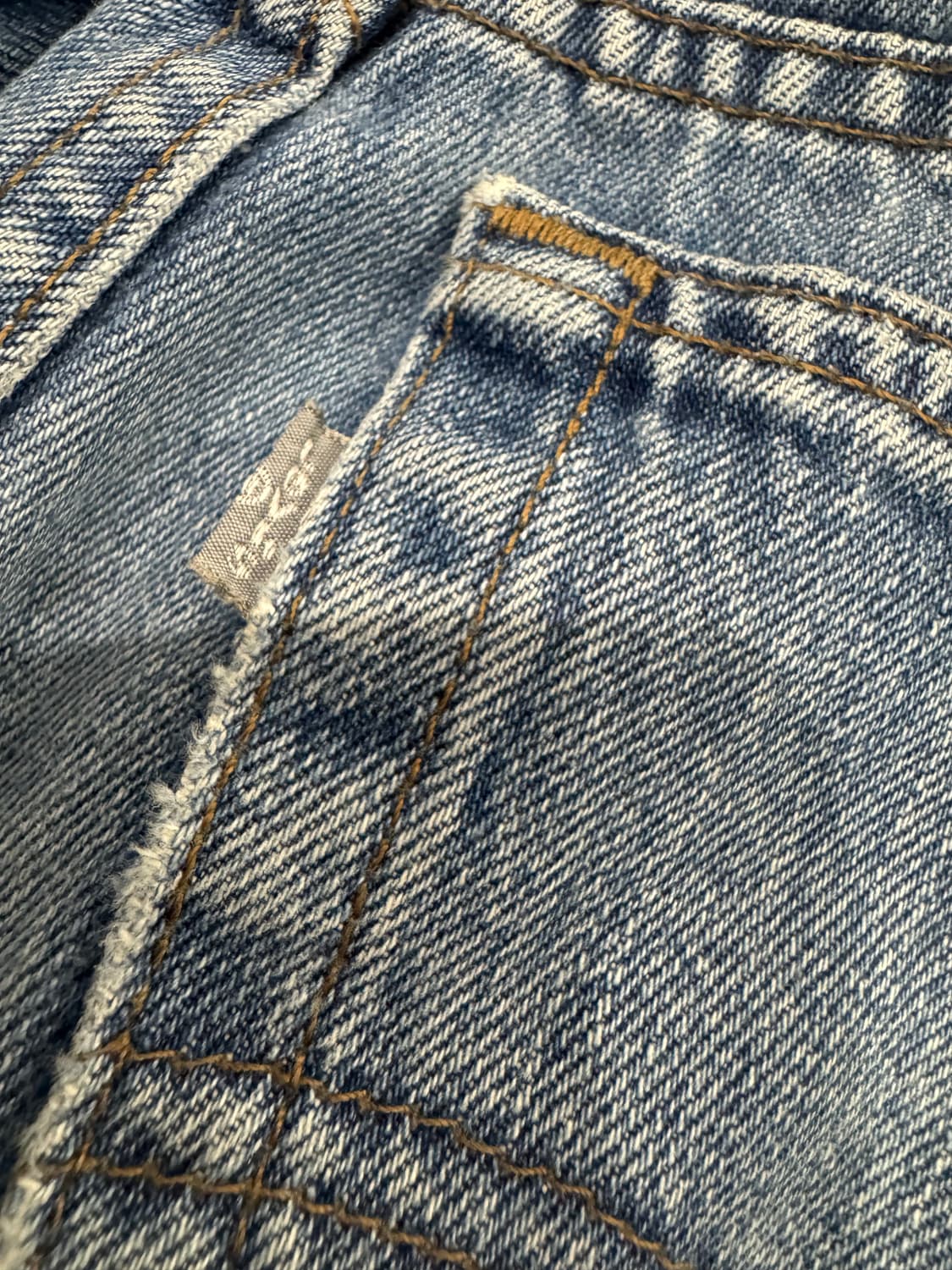 빈티지 Levi’s 실버탭 스트레이트 & 루즈 데님 팬츠 상품이미지4