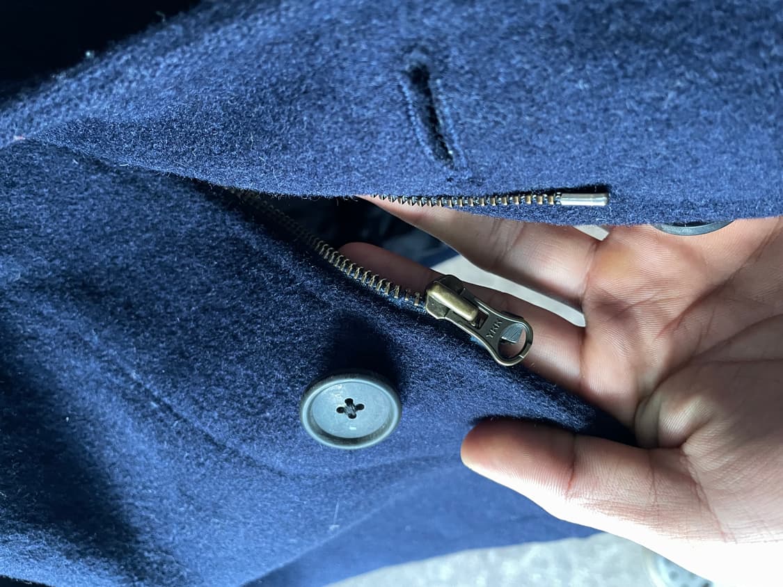 90-00's Vintage Polo Melton Wool Coat 상품이미지6