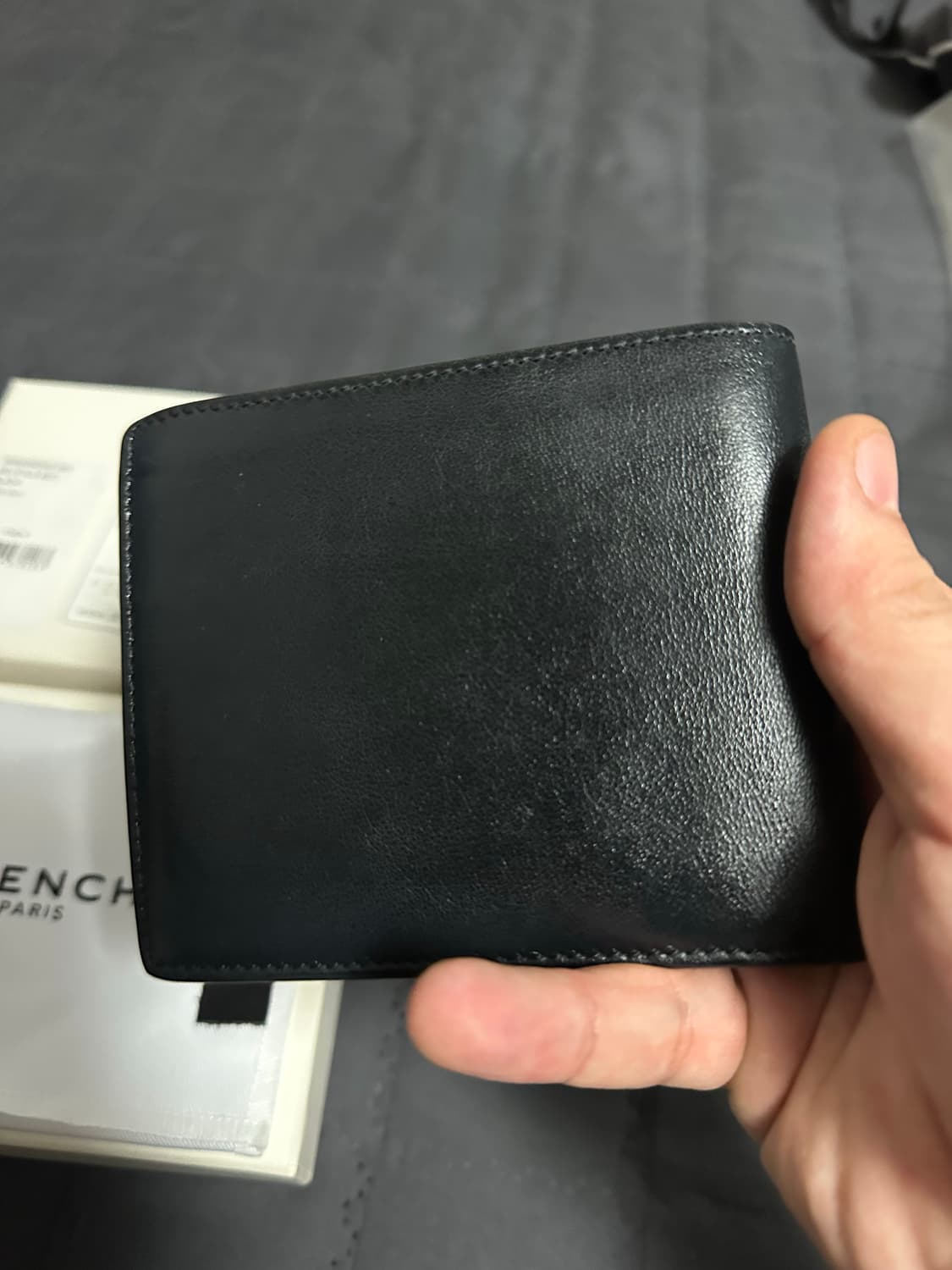 지방시 레터링로고 블랙 반지갑 (OS) 상품이미지3