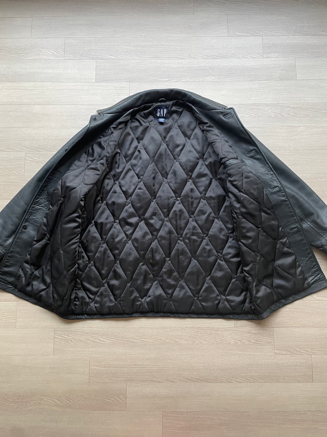 90s 올드갭 레더 카코트 gap carcoat 상품이미지3