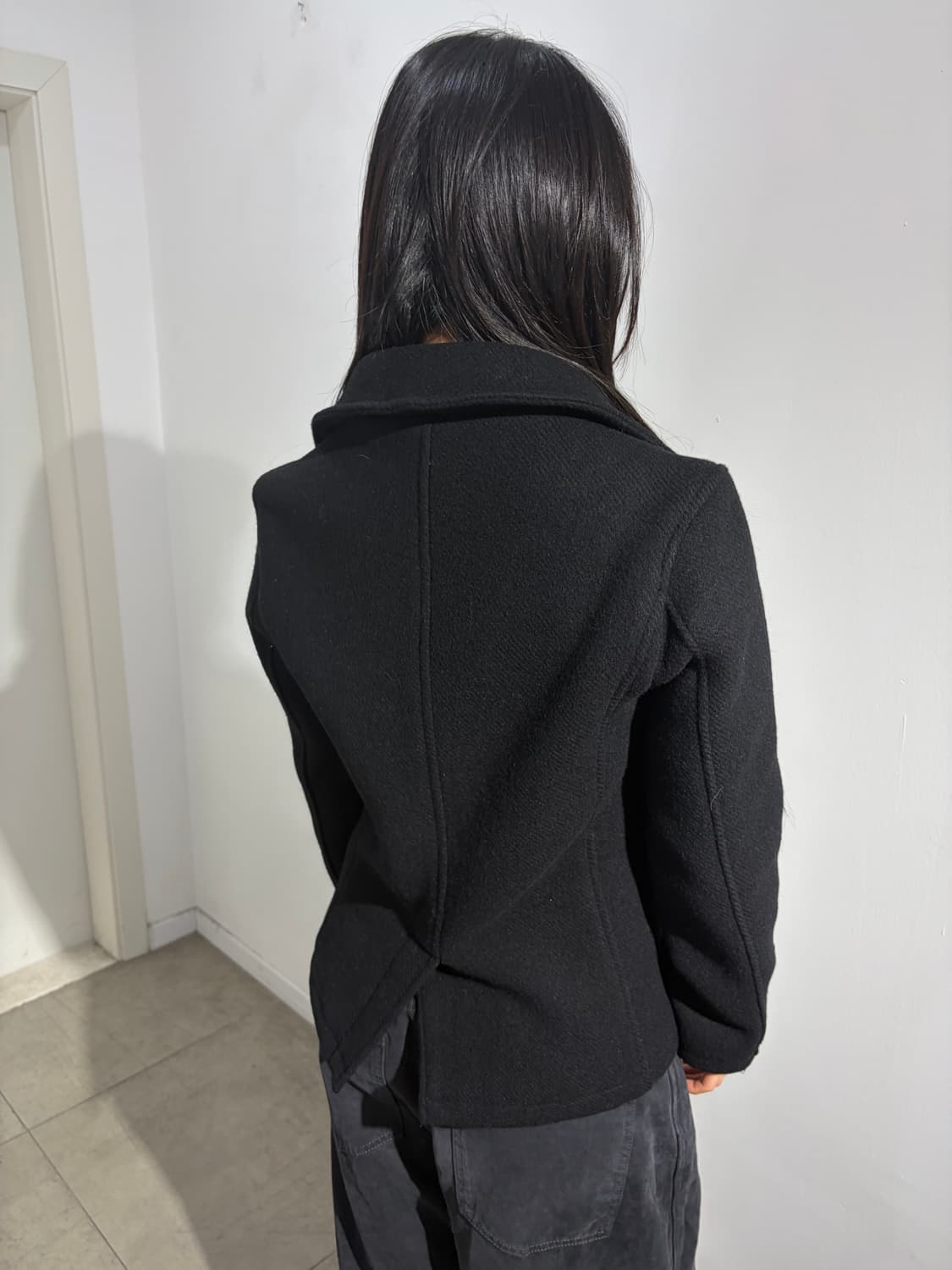 hare 울 더플 숏 피코트 상품이미지2