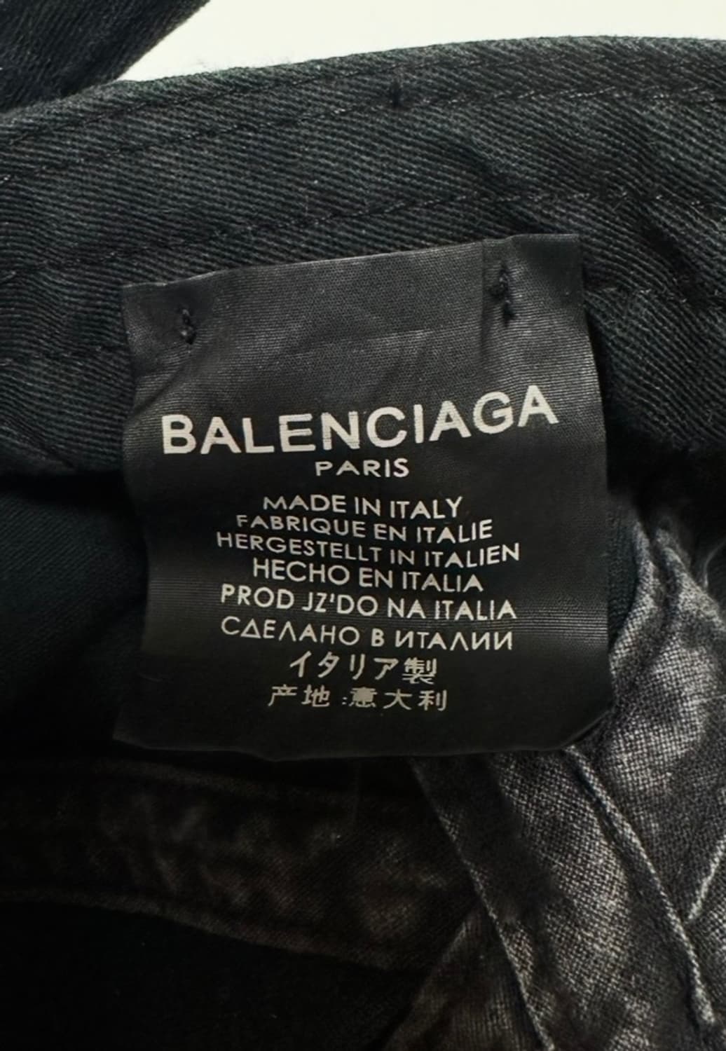 발렌시아가 17F/W 시너스 블랙 볼캡 상품이미지5