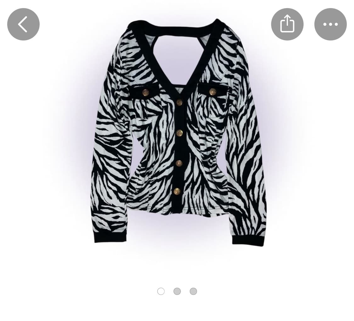 입질연) 지브라 갸루 셔츠 구해요🥺 상품이미지1