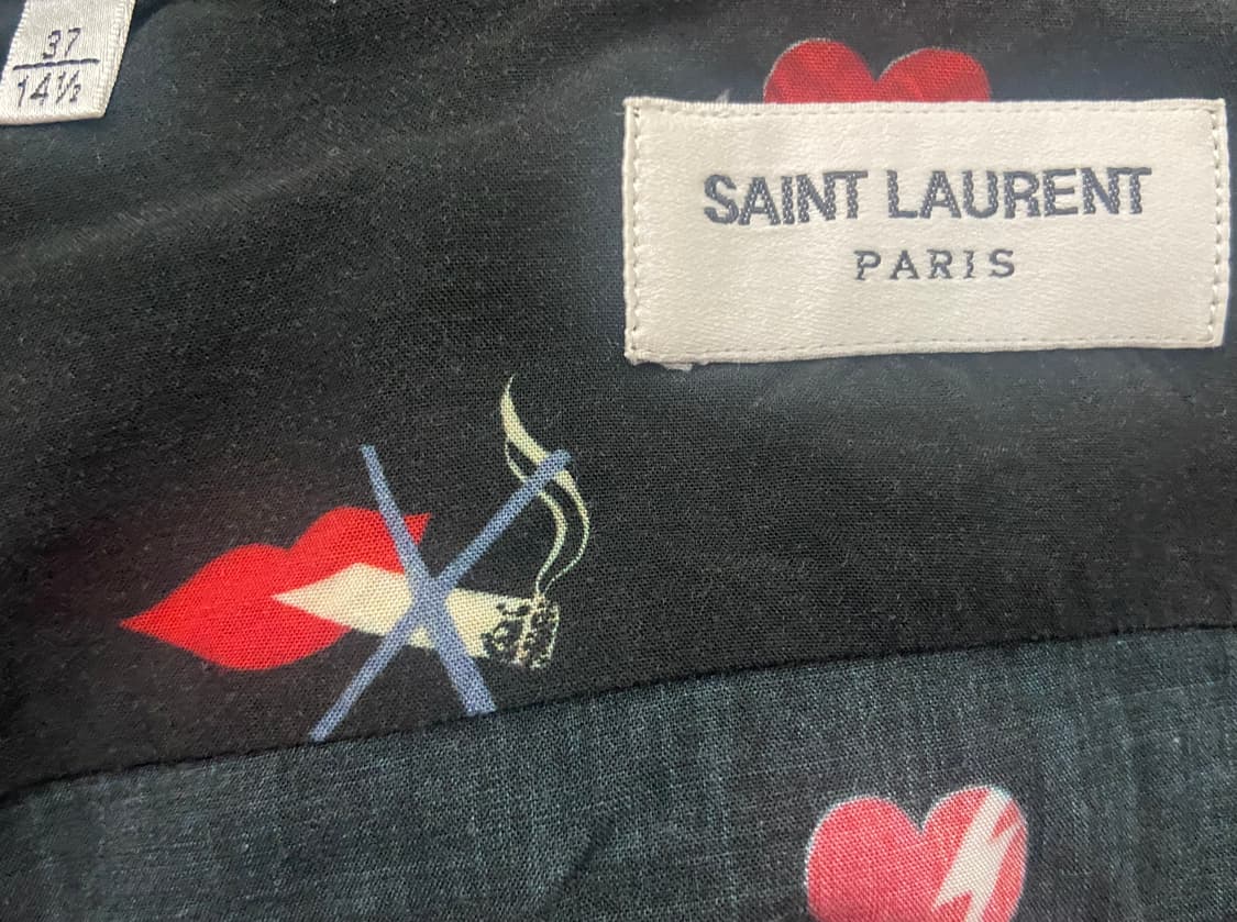 생로랑 하트스모크 노스모킹 셔츠 37 상품이미지4