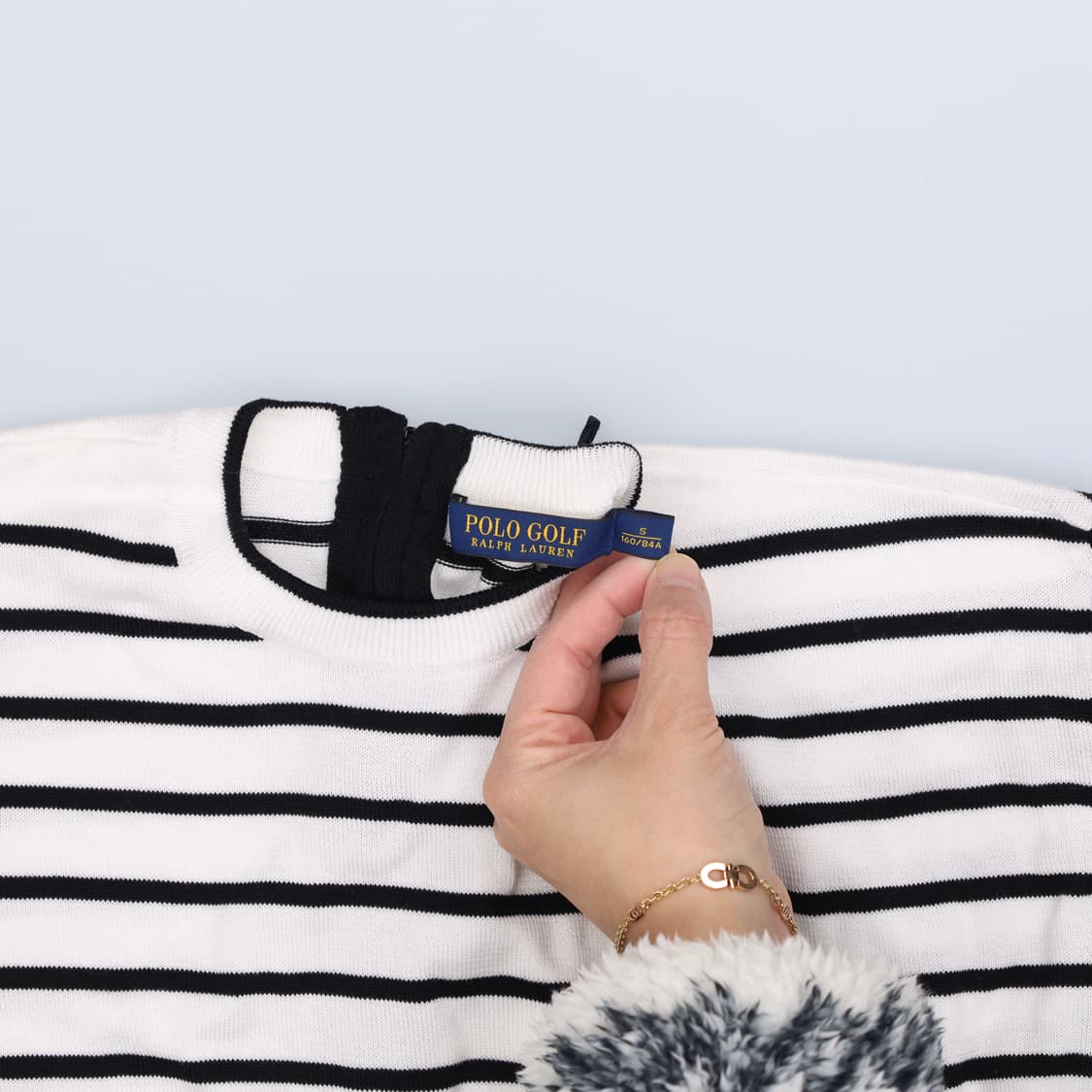 S 폴로골프 여성 스트라이프 니트 0203H1 상품이미지3