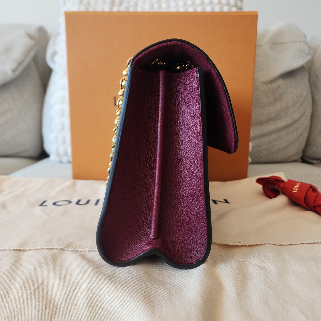 초민트급 루이비통 모노그램 빅투아 체인 숄더백 M41732 상품이미지5