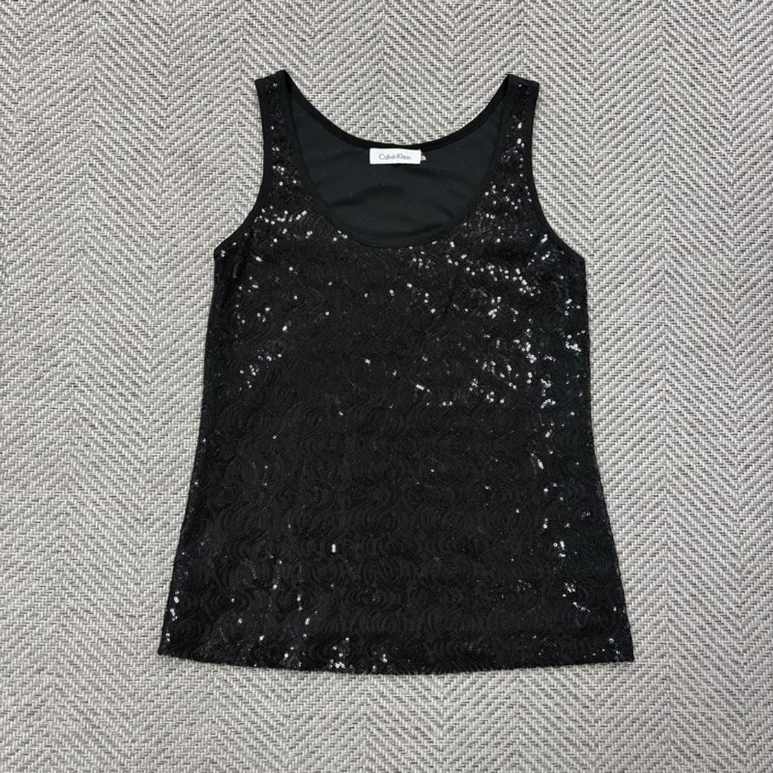 캘빈클라인 스팽글 슬리브리스 v2964 상품이미지1