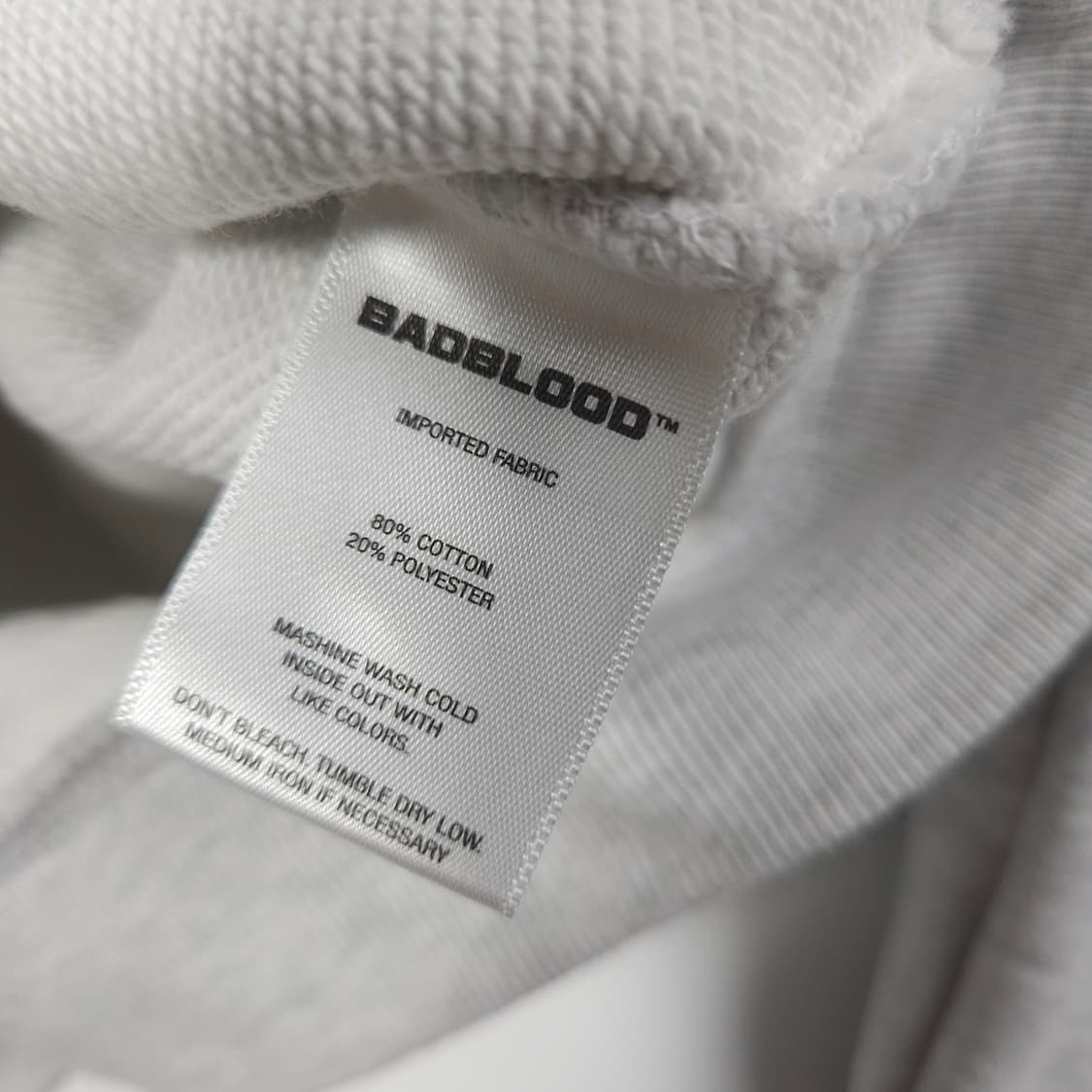 배드블러드 크롭 후드티  상품이미지5