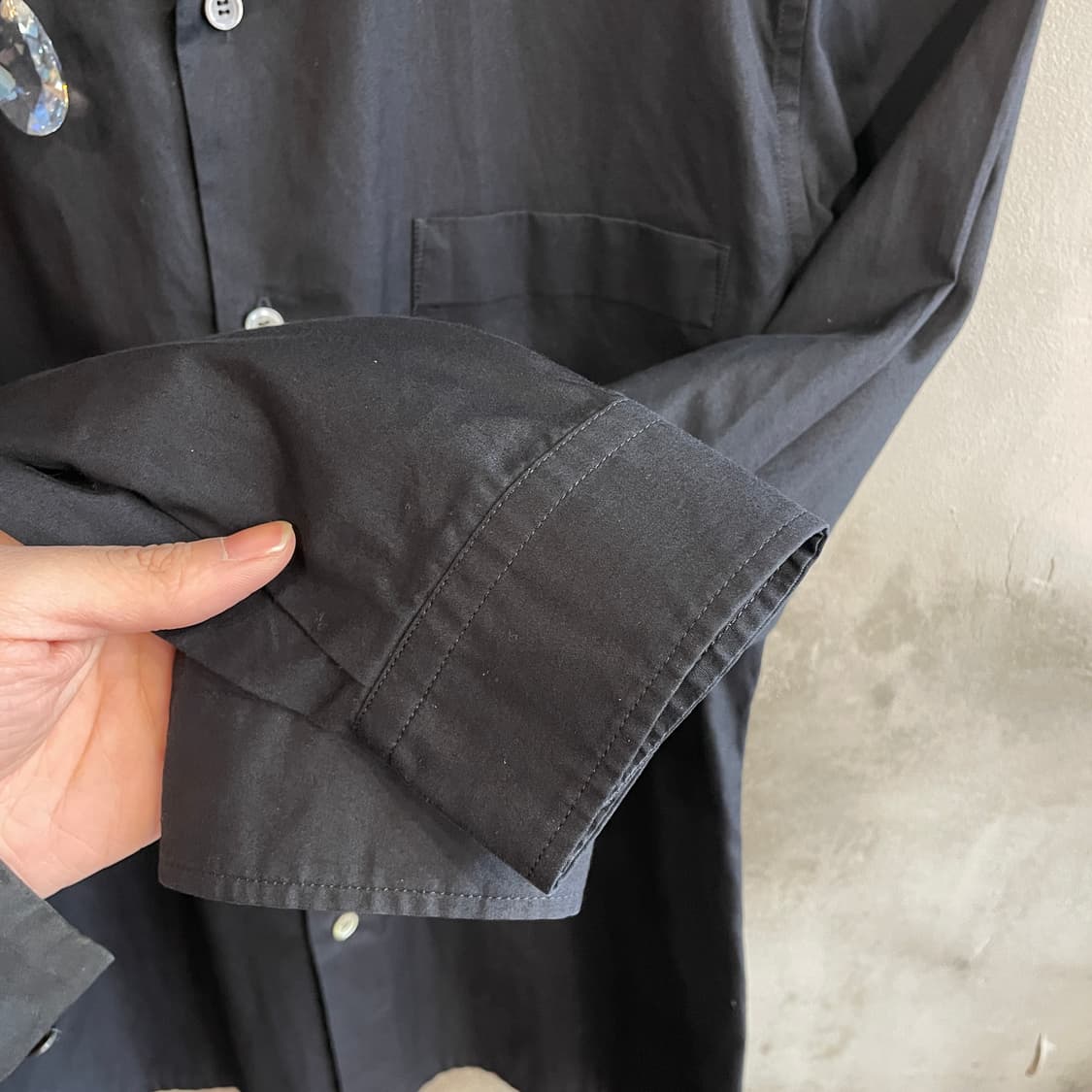 87ss 꼼데가르송 크리스탈 셔츠 상품이미지8