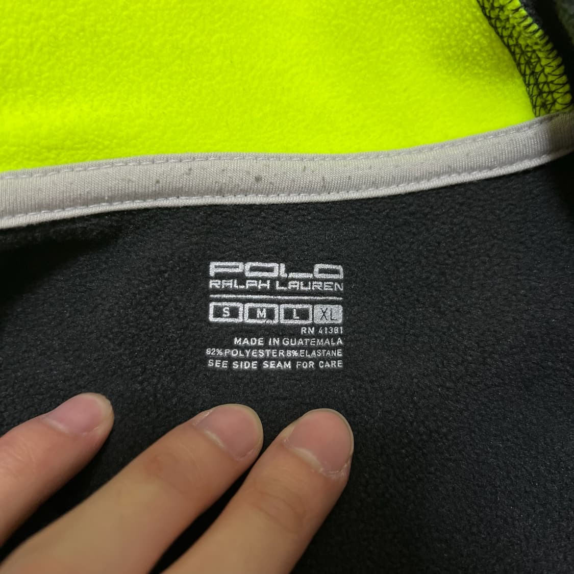 폴로 랄프로렌 스포츠 져지 후드집업 XL/105  상품이미지7