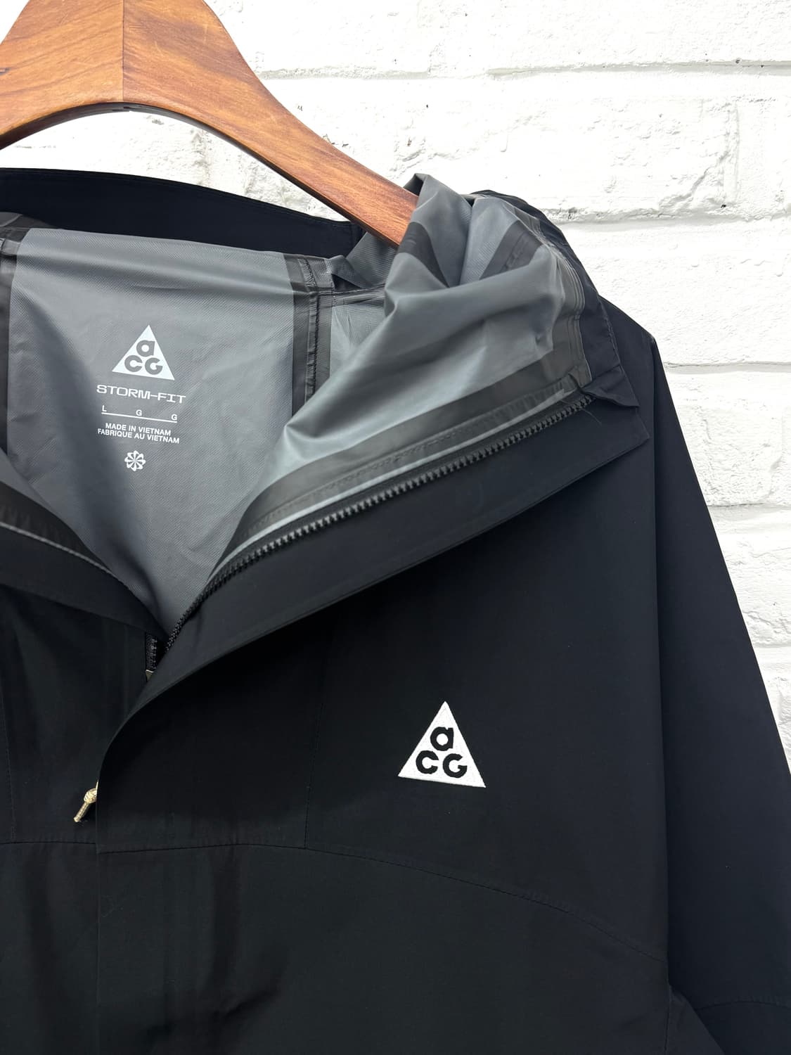 나이키acg 블랙 스톰핏 ADV 레인 풀 집 자켓 상품이미지4