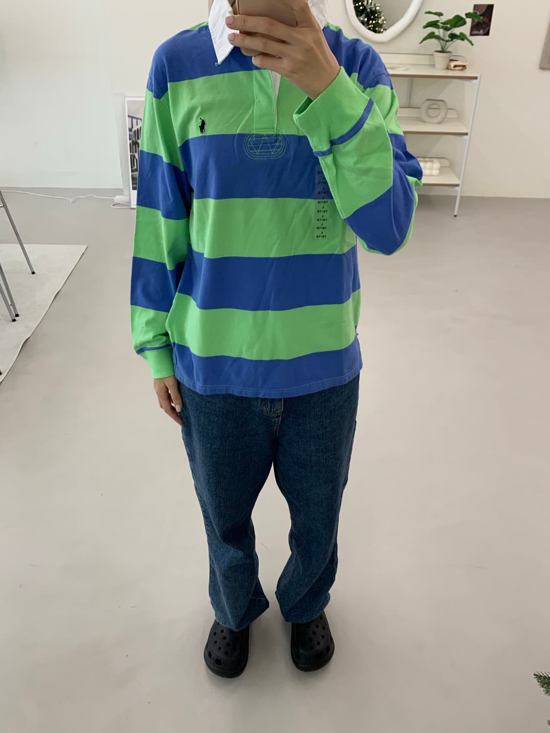 폴로 보이즈 긴팔 럭비 카라티 L(16-18) 상품이미지5