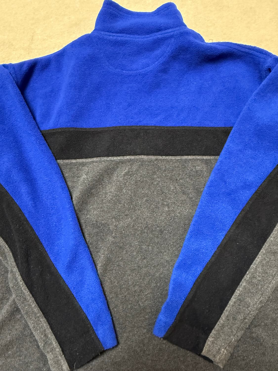 올드 갭 컬러 블록 하프 집업 플리스 풀오버 90s 상품이미지4