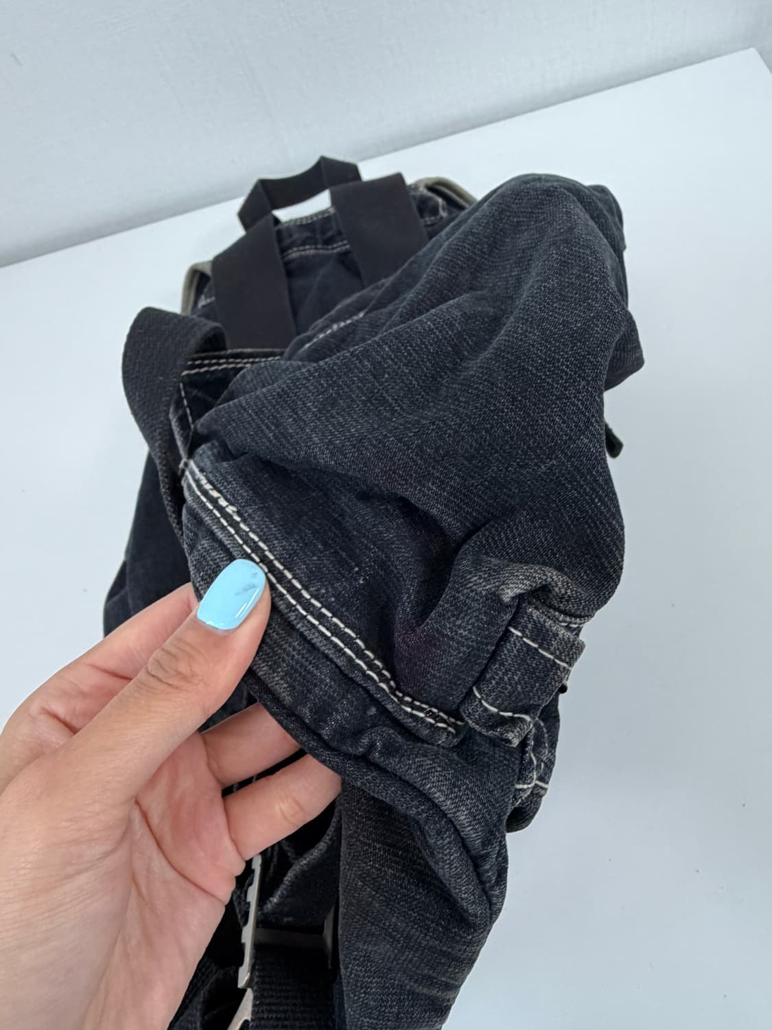 빈티지 루카스 데님 백팩 상품이미지5