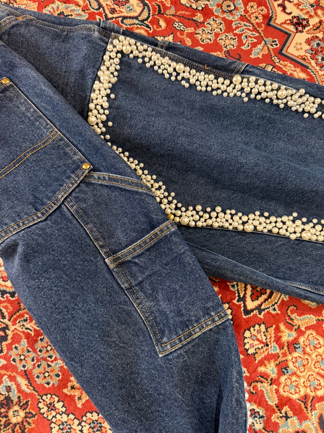 칼하트 윕 더블니 리워크 데님 상품이미지4