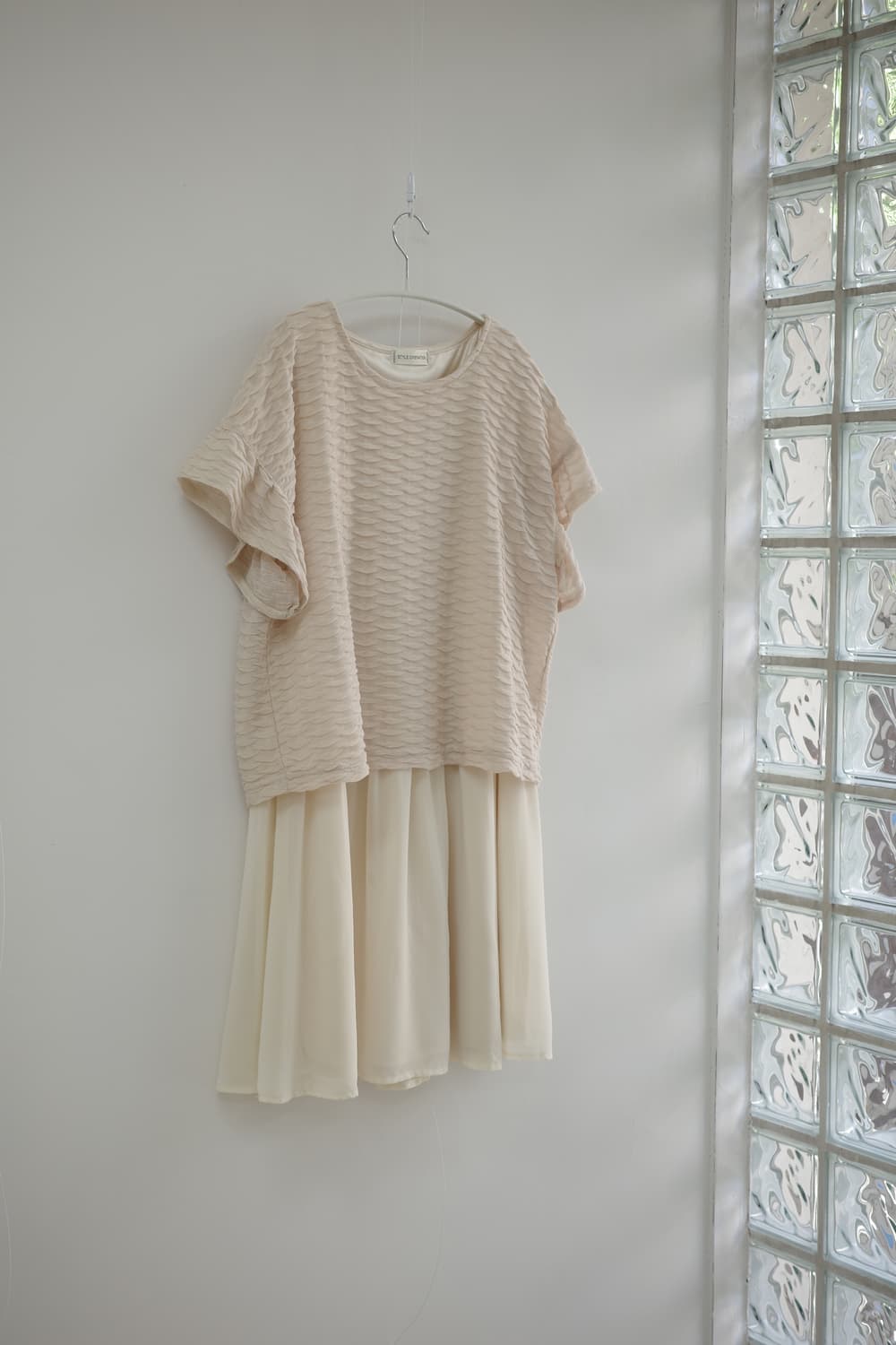 Style Operation light beige one-piece 상품이미지3