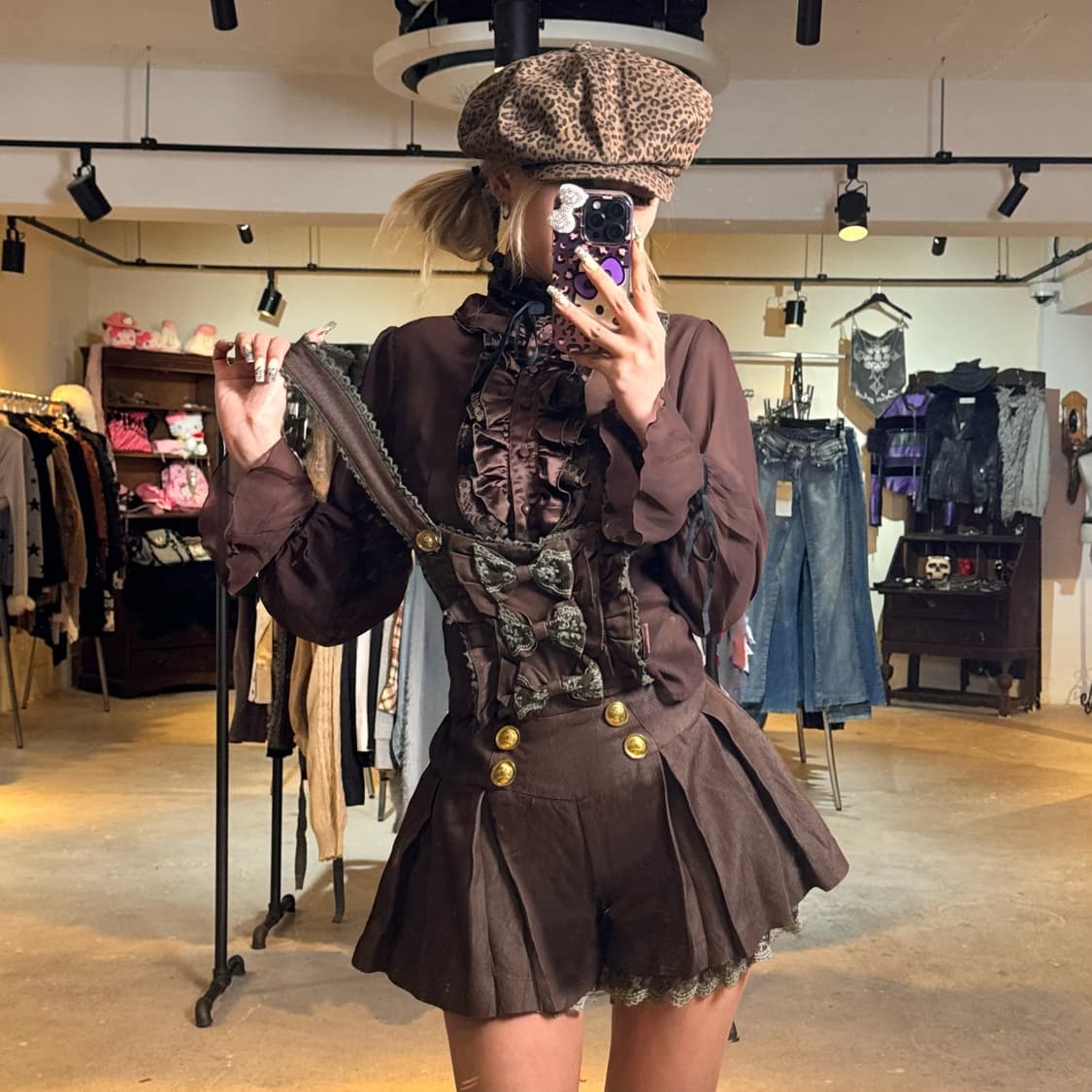 08-11s 고전 리즈리사 오버롤 스카판 상품이미지1