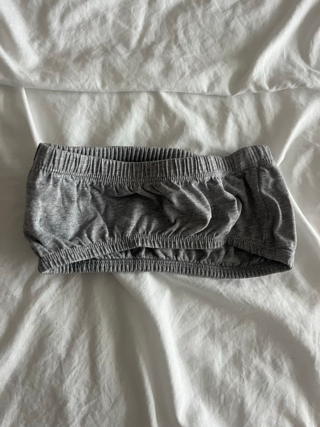 그레이 튜브탑 상품이미지2