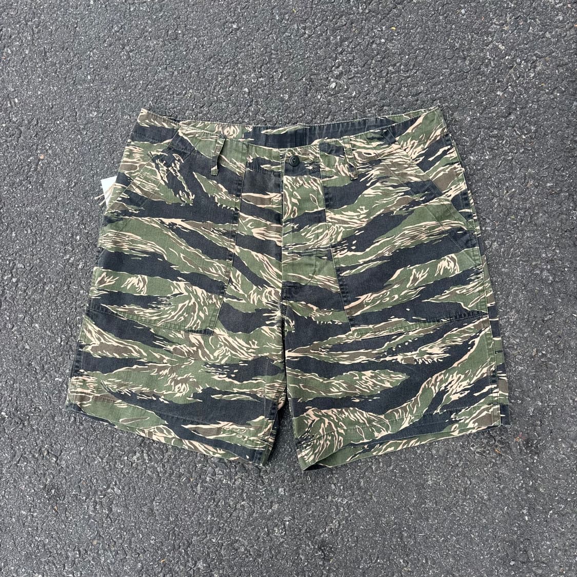 타이거 카모 하프 팬츠 리프로 상품이미지4