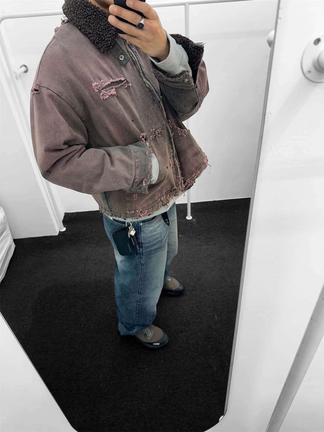 빈티지 워크 양털자켓 상품이미지10