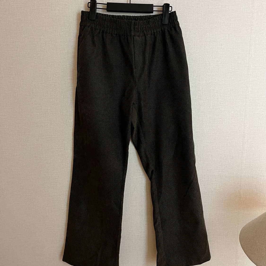 엔조블루스 자카드 밴딩 부츠컷 팬츠 (Khaki) S 상품이미지2