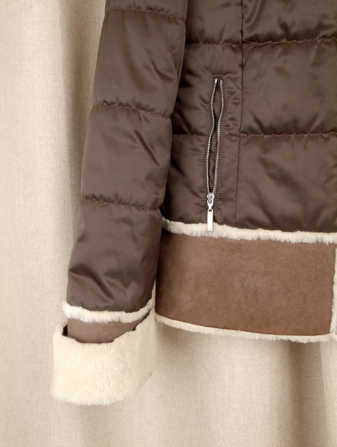 Sheep Leather Padded Jacket 상품이미지10