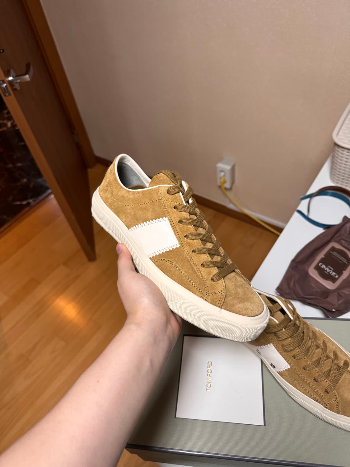 톰포드 / 캠브릿지 스니커즈, 탄 / 7 상품이미지4