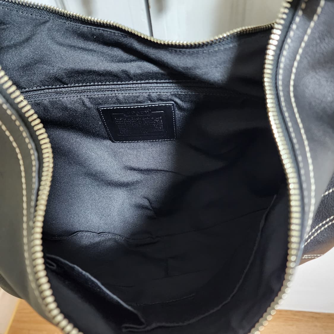 상태굿) 코치 블랙 레더 호보, 숄더백 상품이미지6