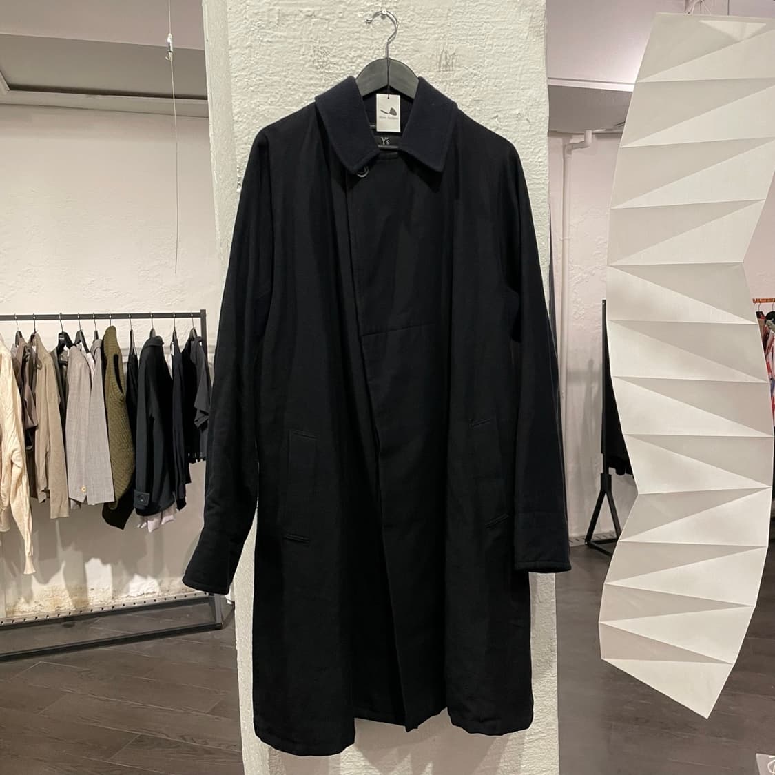 요지야마모토 오버사이즈 울 맥코트 상품이미지1