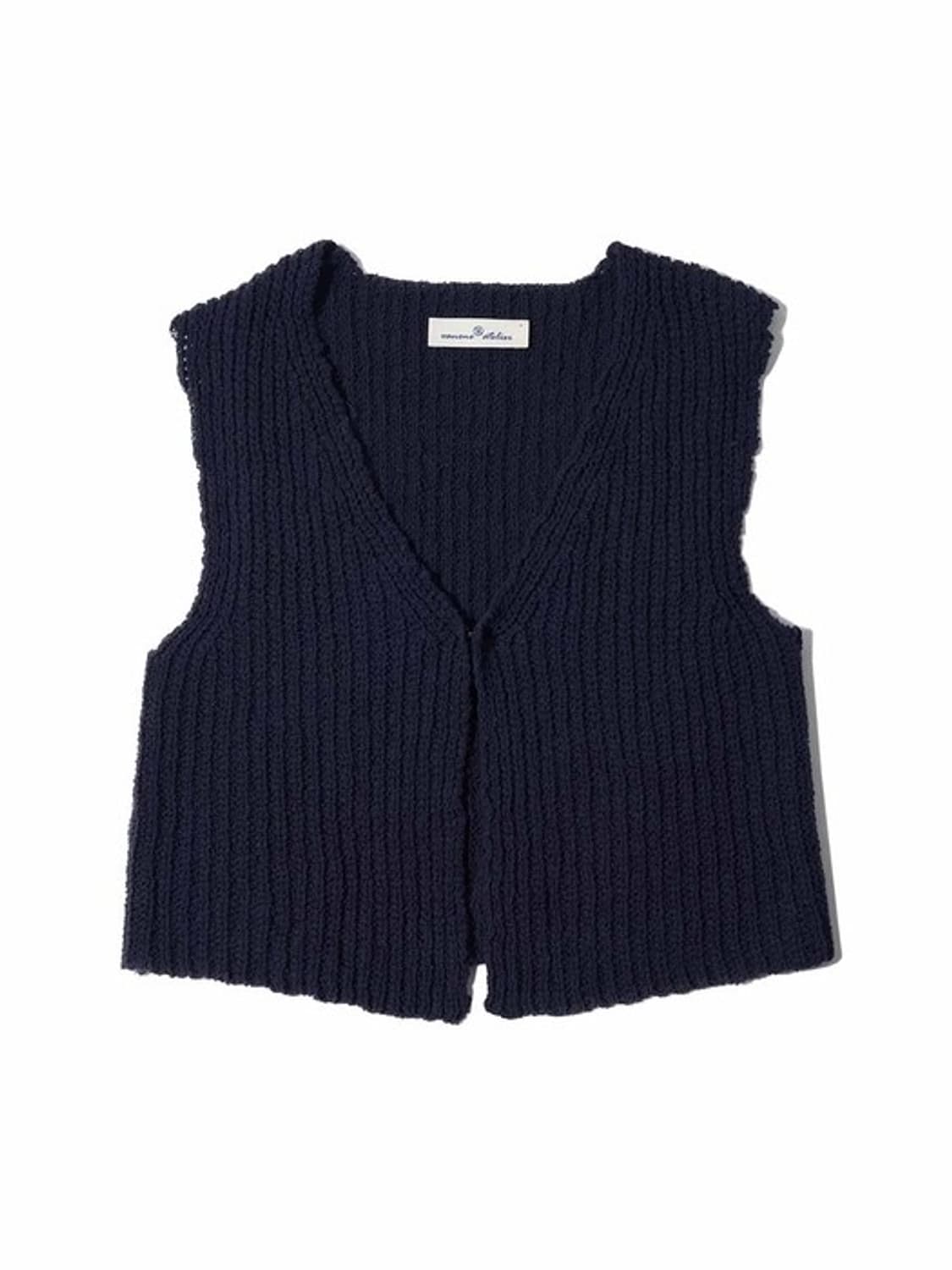 반원아뜰리에 크롭 크로쉐 베스트 상품이미지1