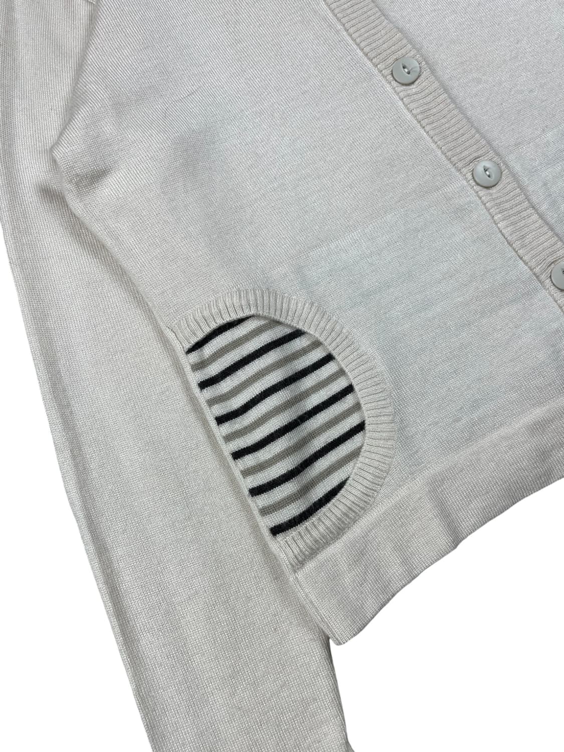 Vintage 울 혼방 스트라이프 니트 가디건  상품이미지3