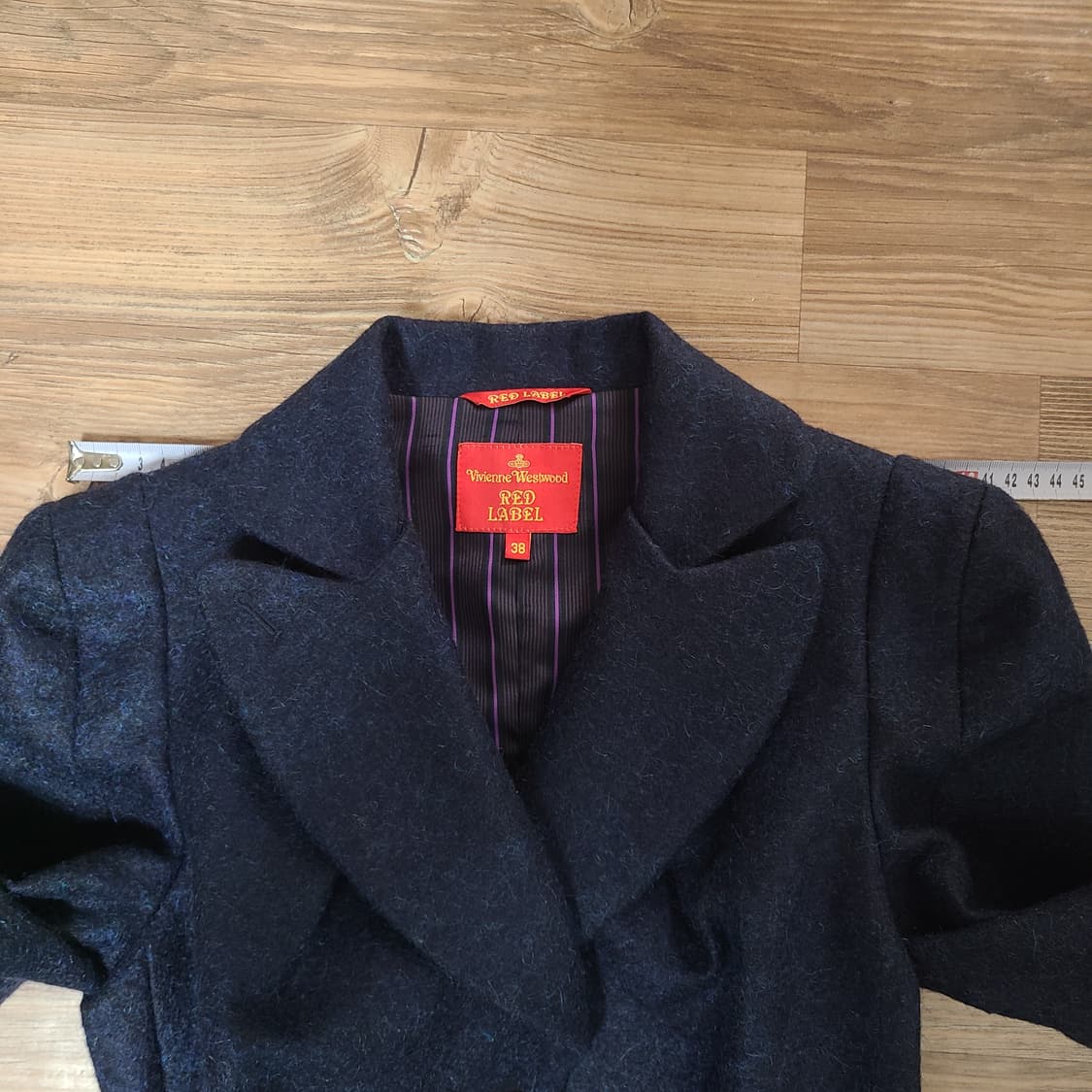 (38 새제품급) 비비안 웨스트우드  ORB버튼 알파카 울 코트 상품이미지8