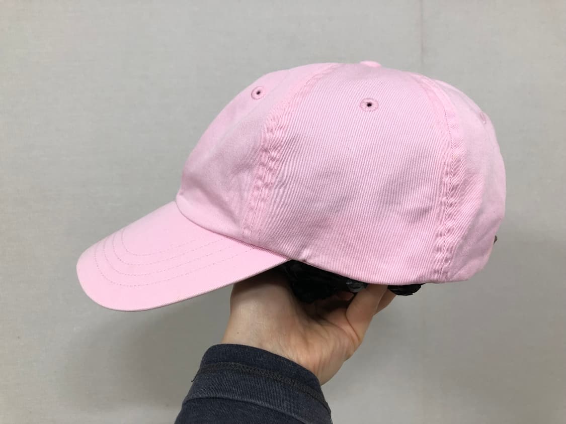 폴로 랄프로렌 가죽스트랩 치노 코튼 볼캡 모자 _ 연핑크 딸기우유 모리걸 상품이미지3