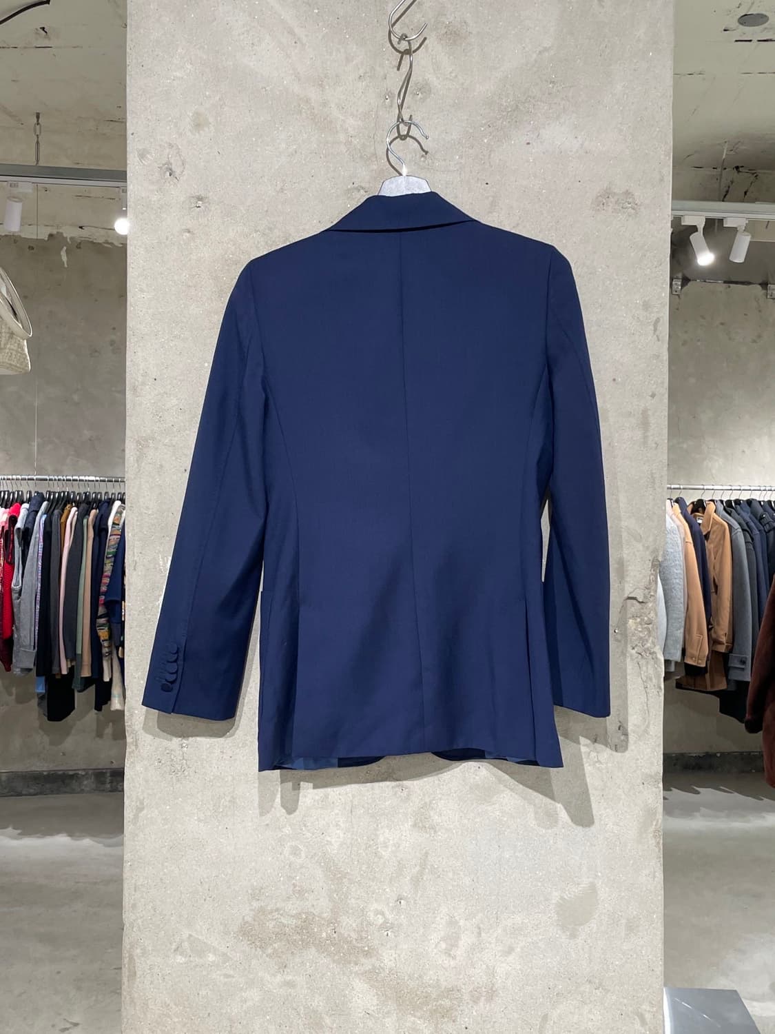 구찌 네이비 패치 포켓 2B 울 블레이저 상품이미지6