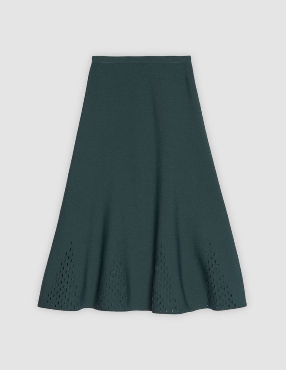 산드로 그린 니트 플레어 스커트 상품이미지4
