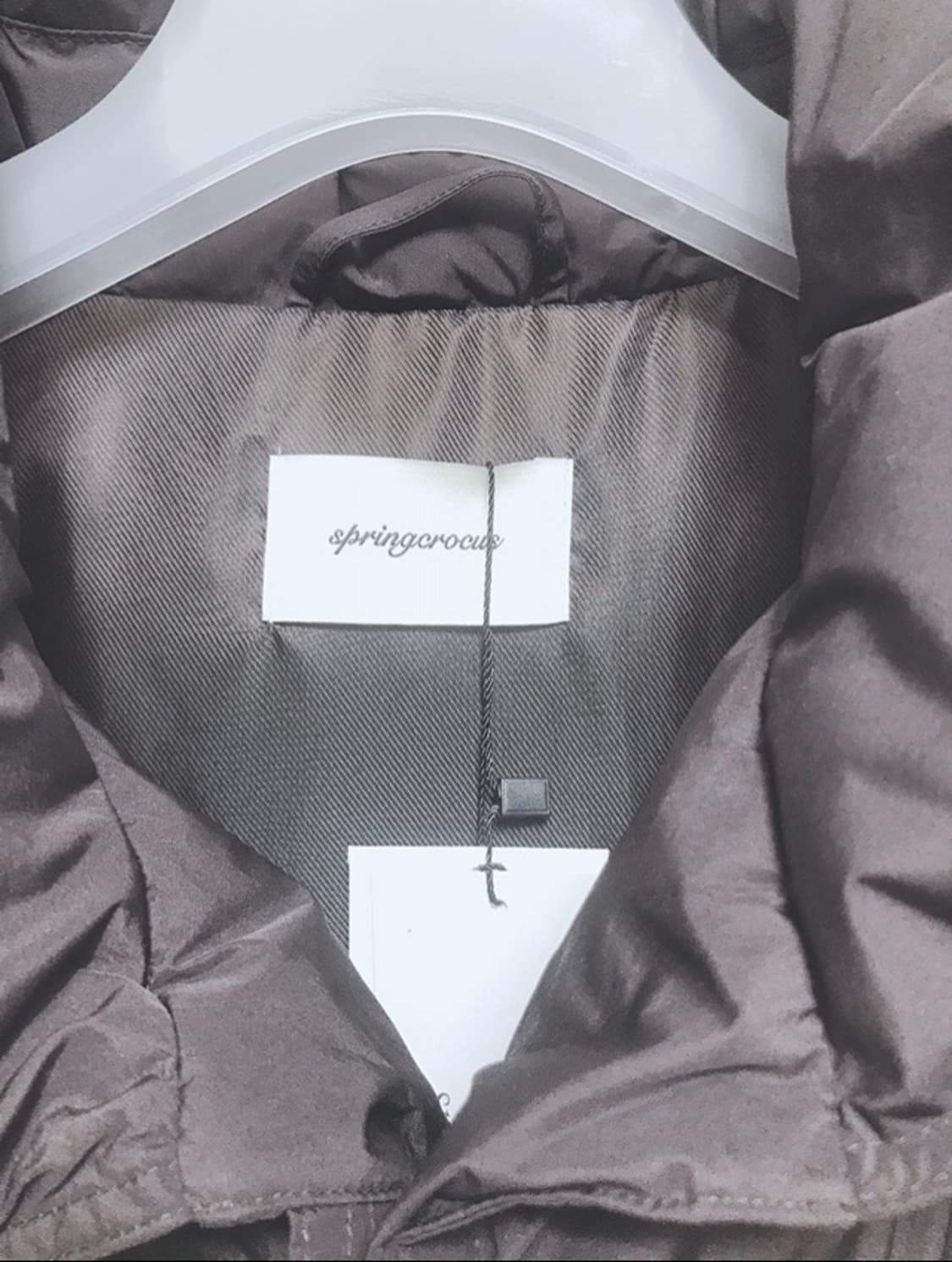 (새상품) 스프링크로커스 브라운 패딩 코트 상품이미지8