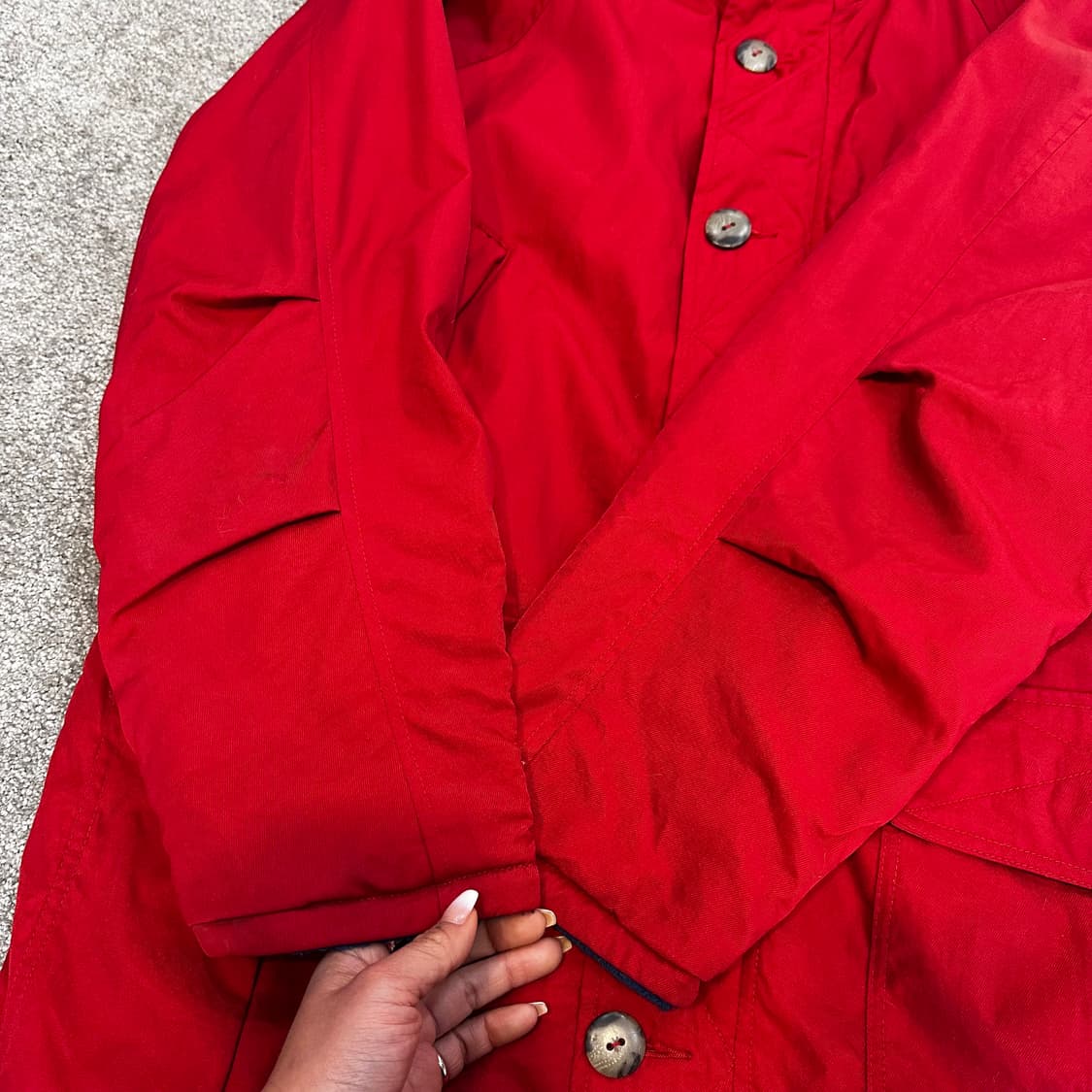 몽벨 레드 폴라텍 플리스 마운틴 자켓L 상품이미지8