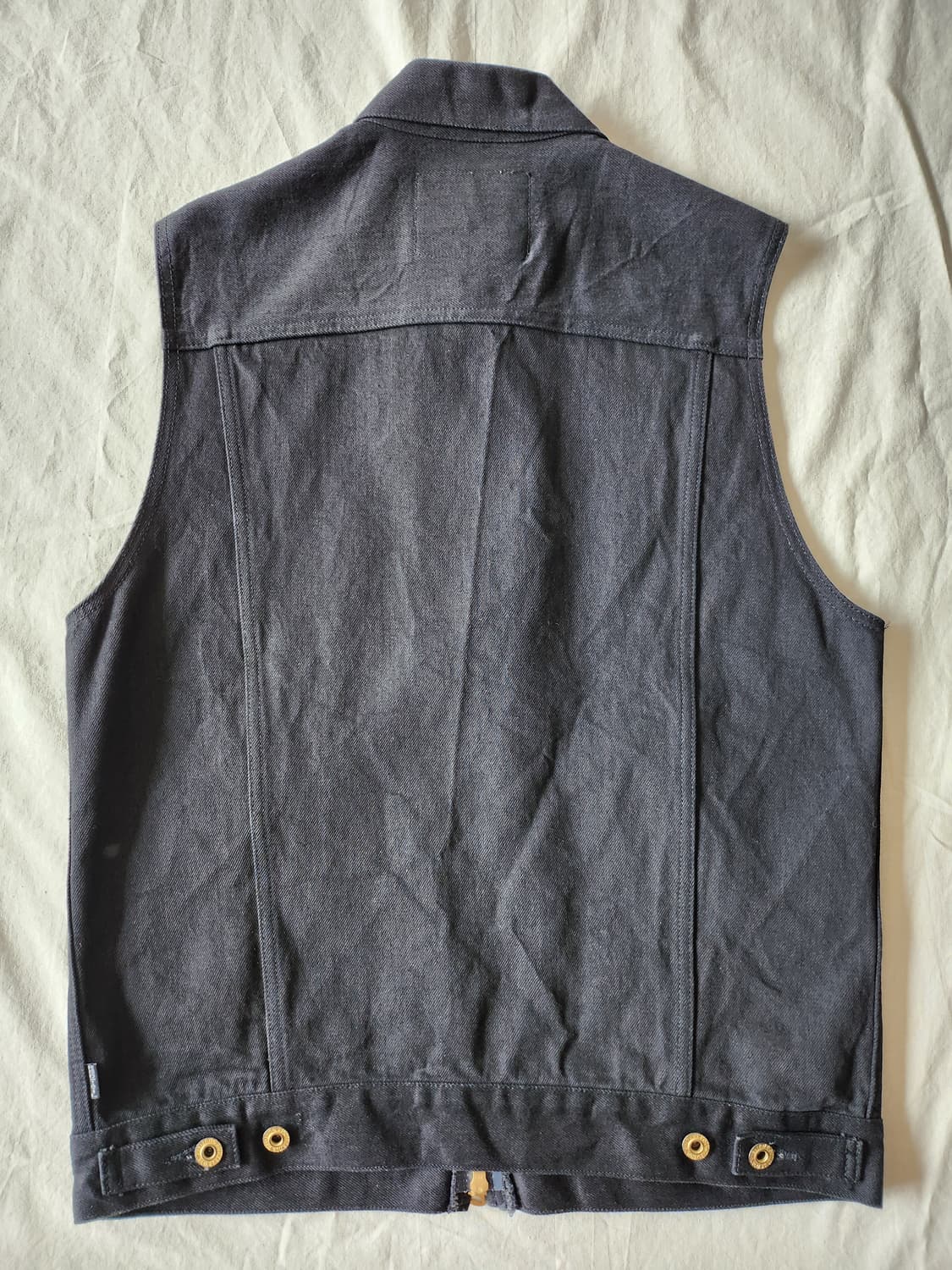 Vise clothing 24_Cross Denim Vest 5th 상품이미지4