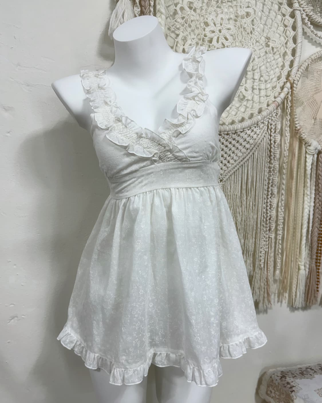 Liz Lisa Pure White Cotton Sleeveless 상품이미지3