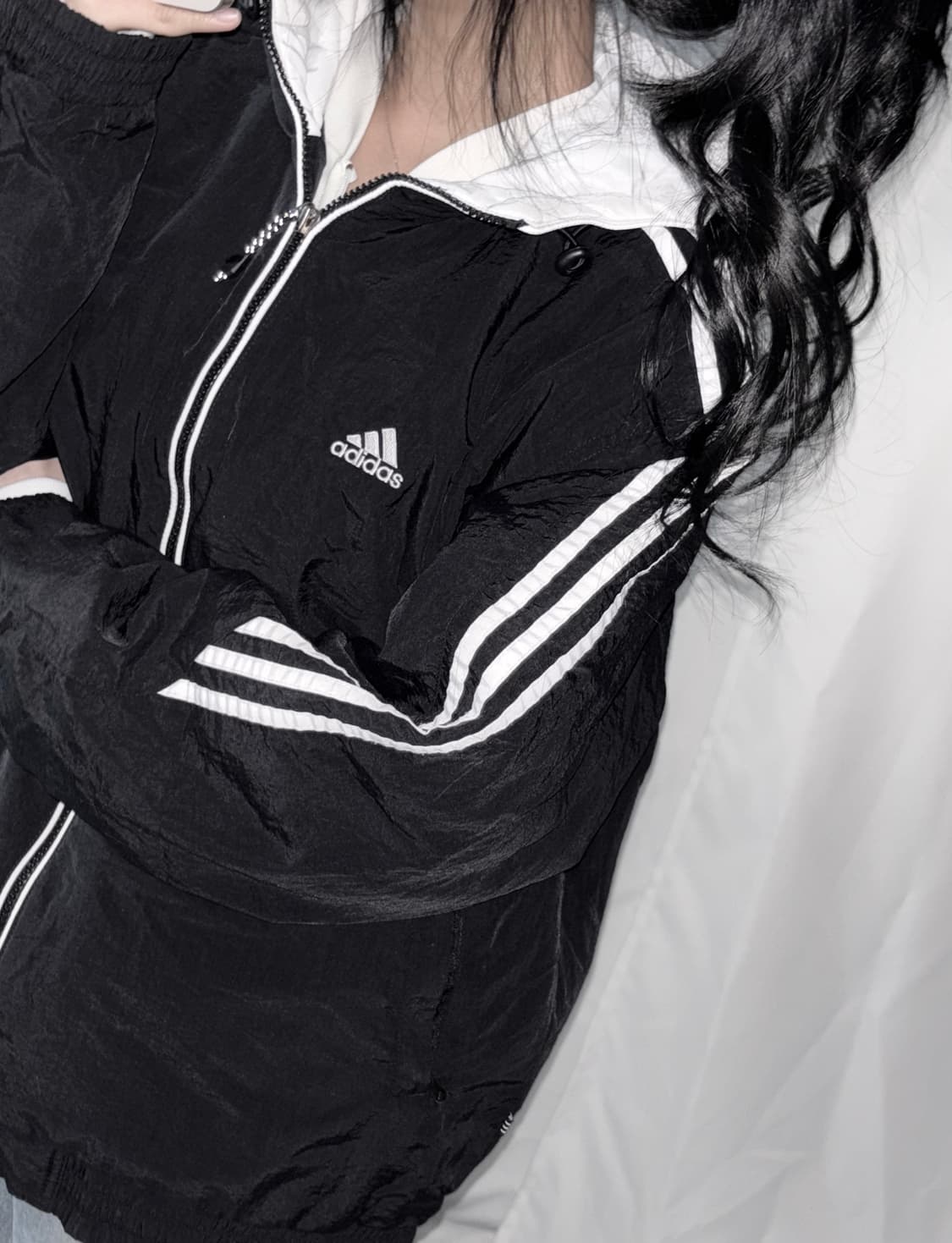 🐰아디다스 데일리 인기 누빔 후드 점퍼🖤 상품이미지2