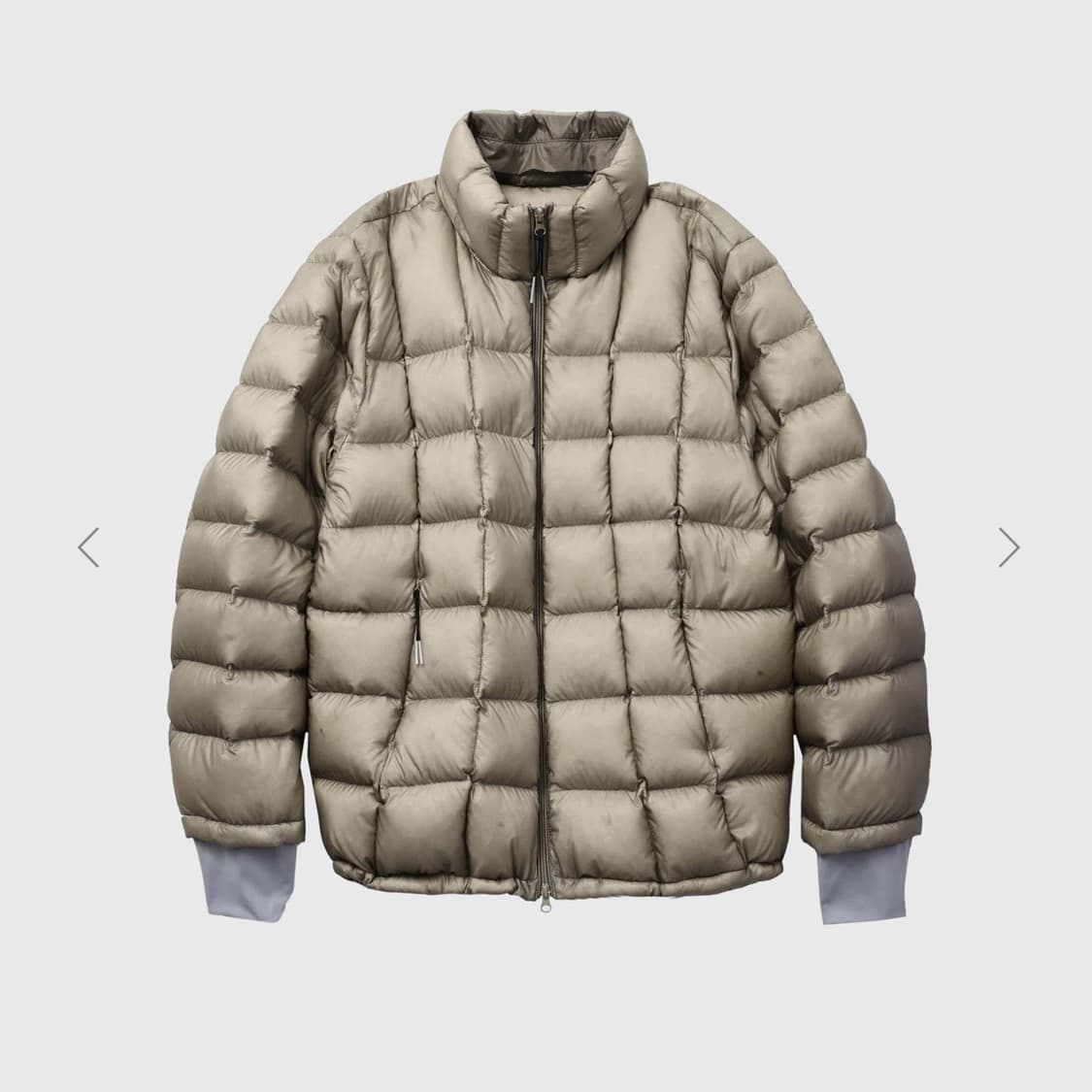 999휴머니티 모듈러 라이트 구스 푸퍼 패딩 카키 사이즈 3 상품이미지1