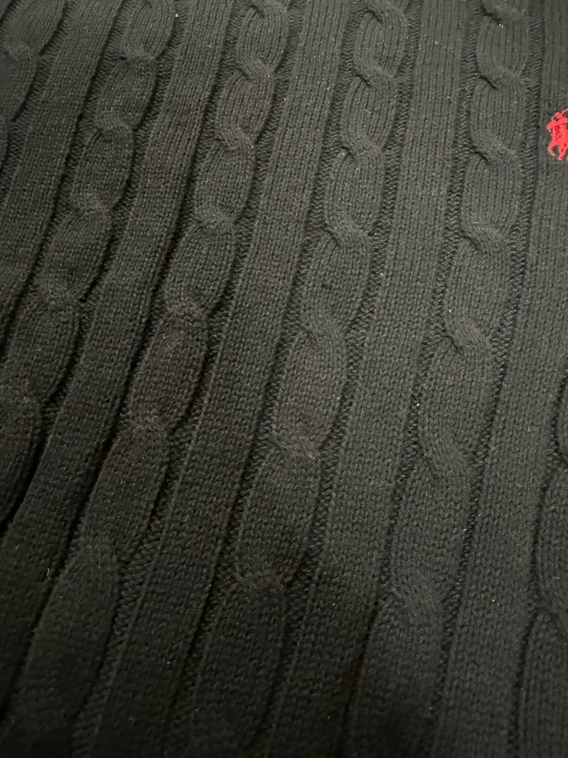 폴로 랄프로렌 블랙 케이블 니트 상품이미지4