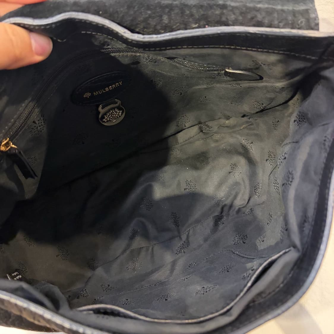 멀버리 락스몰 블랙 레더 크로스백 가방 상품이미지6