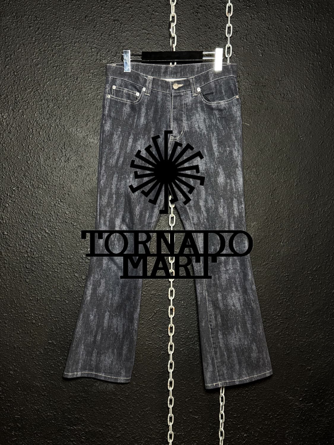 Tornado Mart – Bootcut Wash Denim Pants  상품이미지1