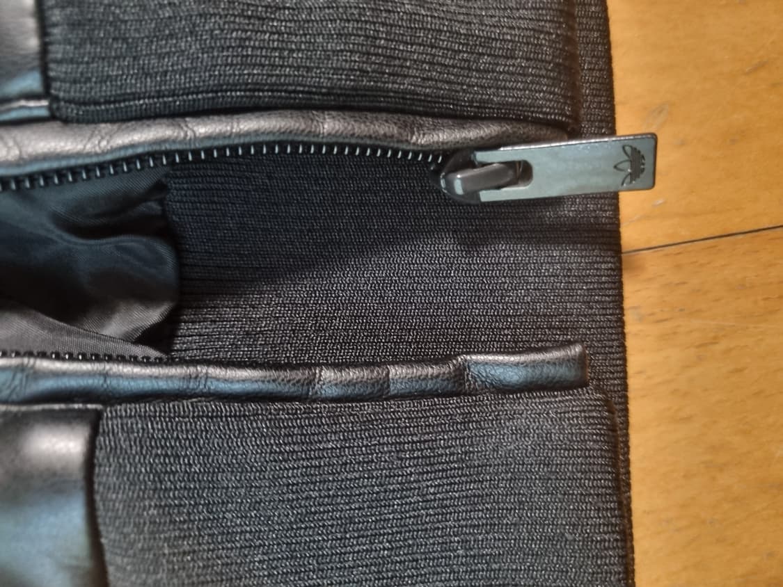 아디다스 포우 레더 아디컬러 3S 루즈 파이어버드 트랙수트 자켓 블랙  상품이미지5